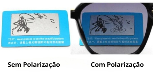 teste lente polarizada